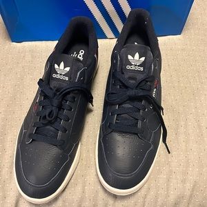 Brand New Sz 10.5 Adidas continental 80 collegiate navy w/ box